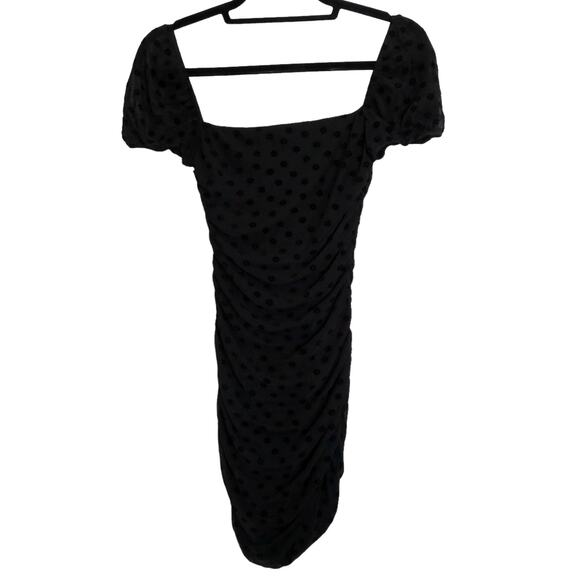 Princess Polly Charvi Flora Mini Dress Womens Size 4 Small Black - Picture 5 of 11